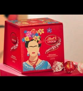 Lindt - Lindor Rossi - Collezione Arte - Frida Kahlo - 175g - Borgi Cioccolateria Lindt