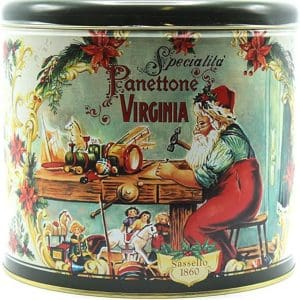 VIRGINIA - Panettone Alto in Confezione di Latta - Borgi Cioccolateria Lindt